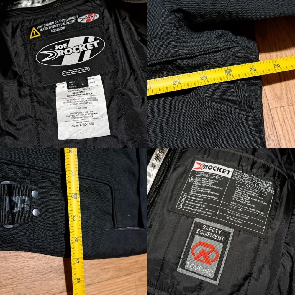 Joe Rocket Ballistic Series Armored Padded Motorc… - image 7